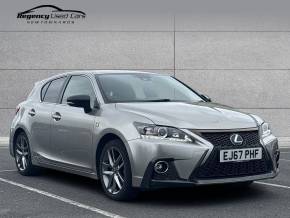 LEXUS CT 2018 (67) at Regency Cars Newtownards Newtownards