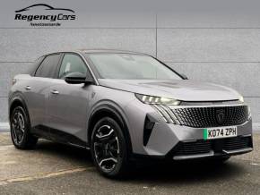 PEUGEOT E 3008 at Regency Cars Newtownards Newtownards