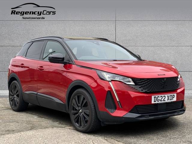 Peugeot 3008 1.6 Hybrid4 300 GT 5dr e-EAT8 Hatchback Petrol / Electric Hybrid RED