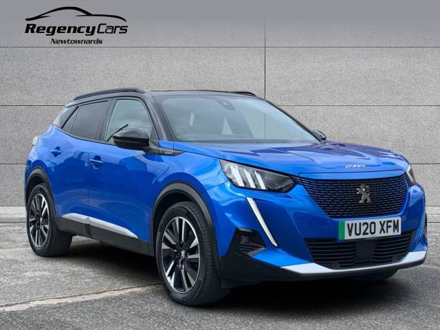 Peugeot e-2008 0.0 100kW GT Line 50kWh 5dr Auto Hatchback Electric BLUE