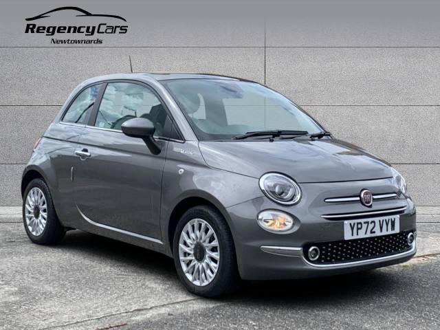 Fiat 500 1.0 Mild Hybrid Dolcevita [Part Leather] 3dr Hatchback Petrol GREY