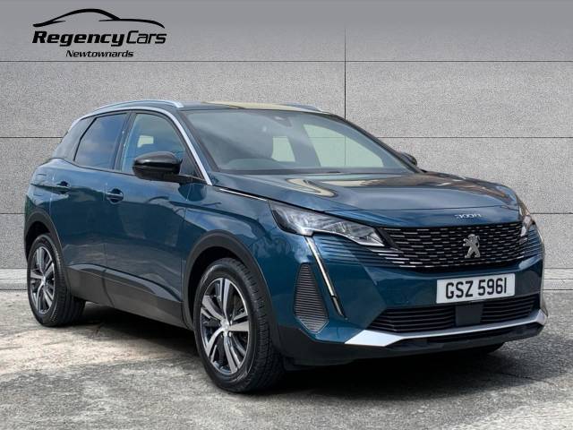 Peugeot 3008 1.2 PureTech Active Premium + EAT Euro 6 (s/s) 5dr SUV Petrol Blue