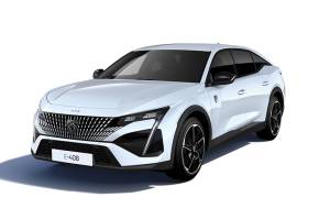 PEUGEOT E 408 ELECTRIC FASTBACK at Regency Cars Newtownards Newtownards